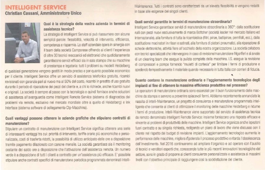Breve intervista a Christian Cassani