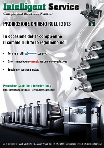 Promozione  CAMBIO RULLI