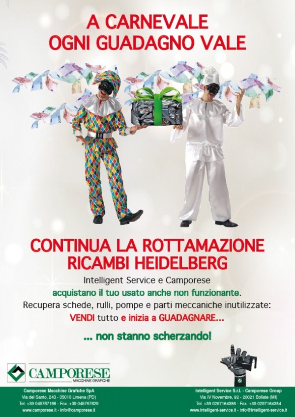 Carnevale ogni guadagno vale